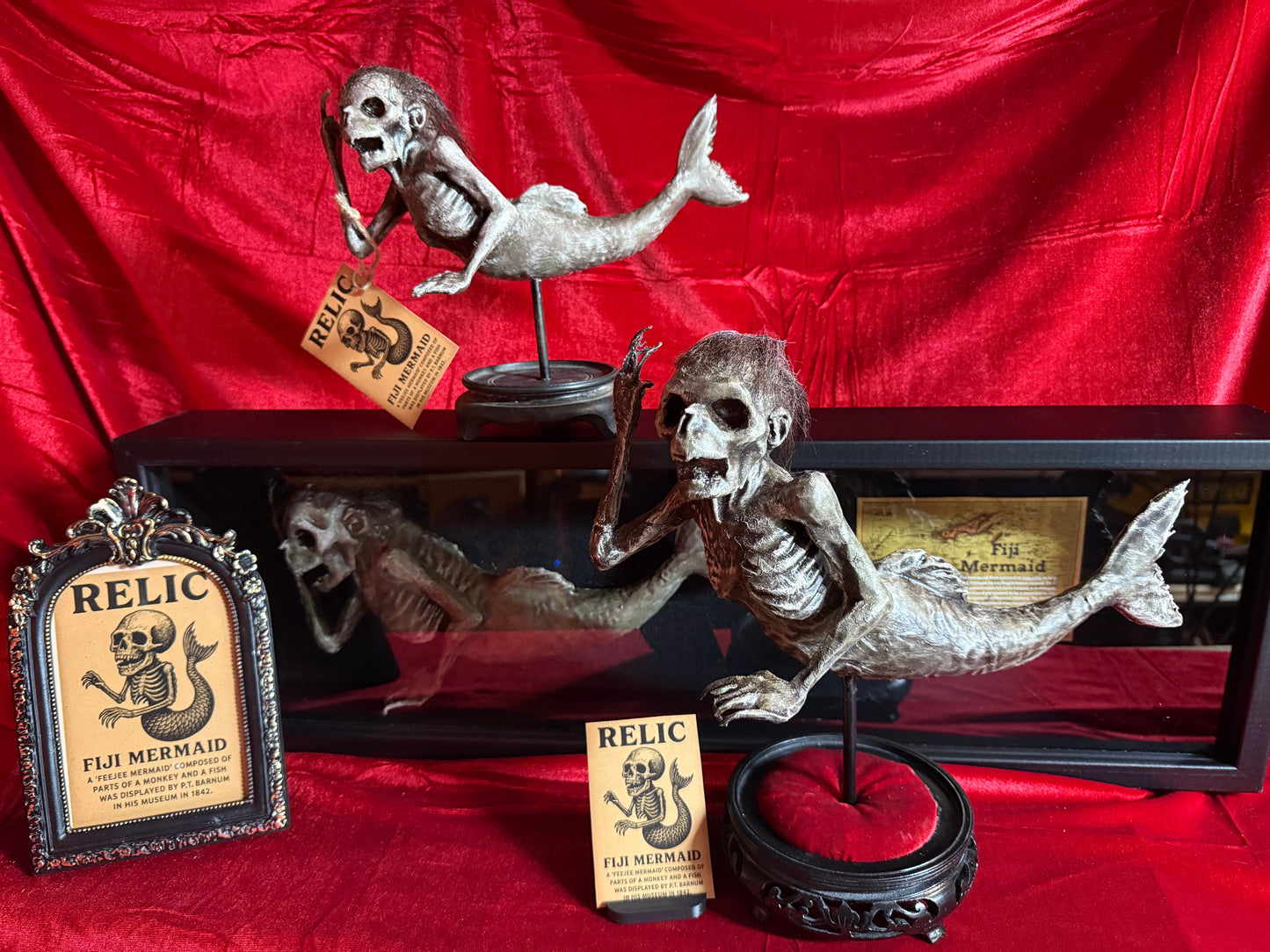 Fiji Mermaid for oddities and curiosities cabinet