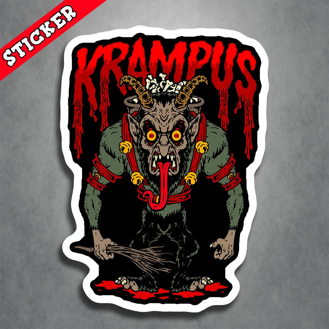 Krampus German Sticker