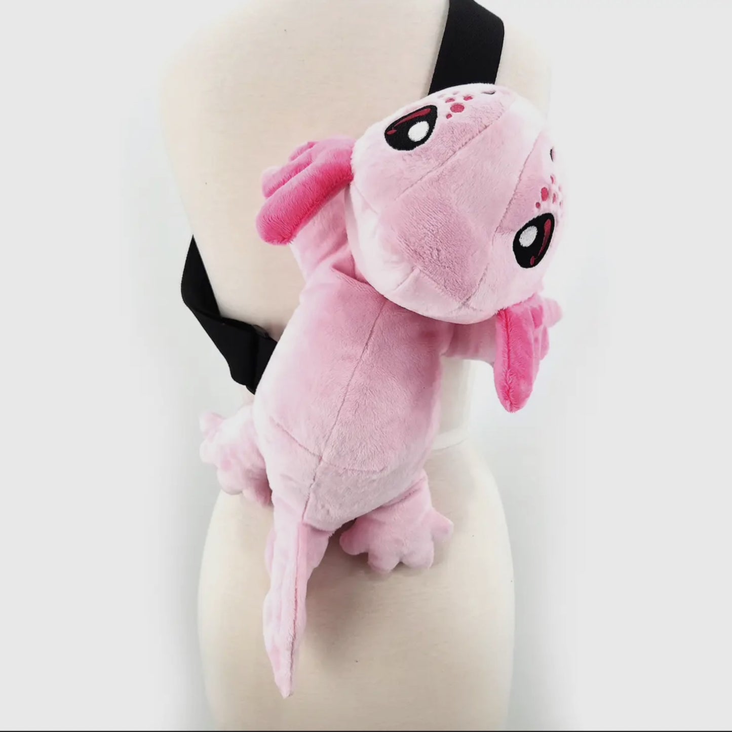 Axolotl Crossbody Stuffed Backpack