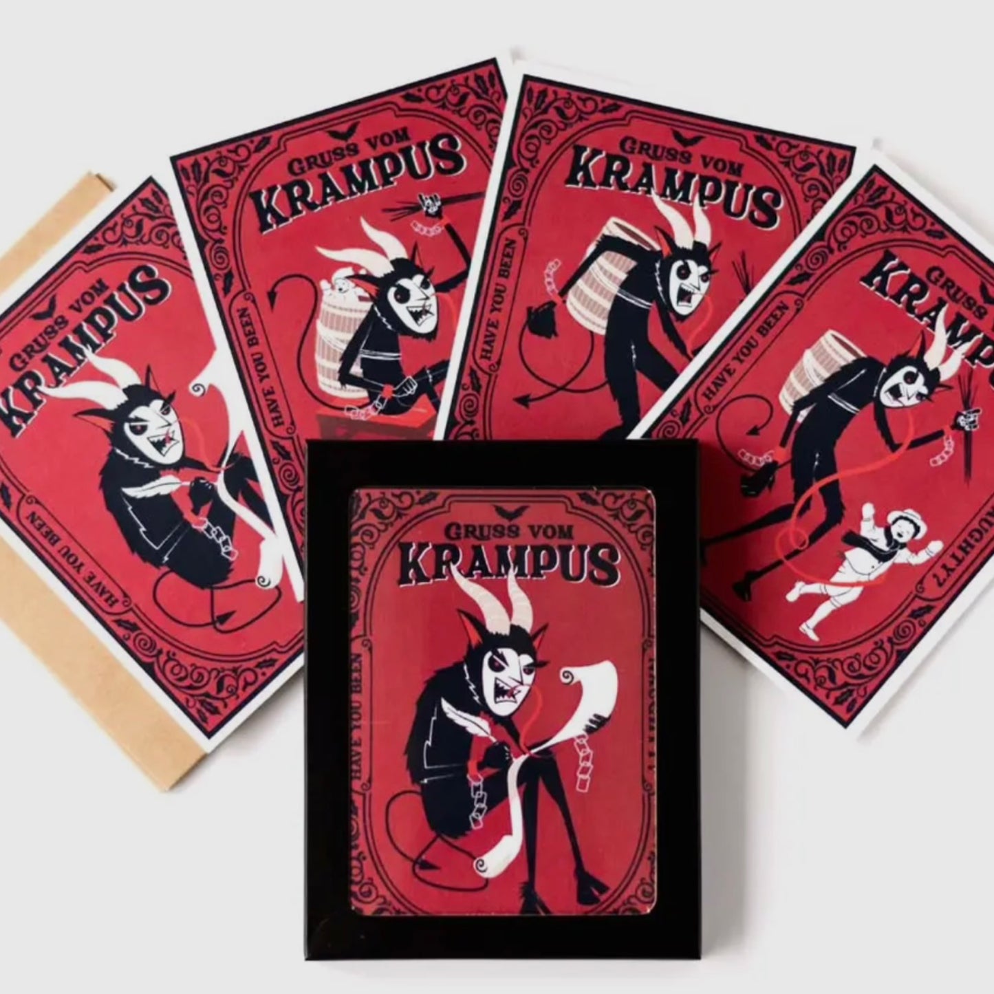 Krampus Cards Box Set (8pc)