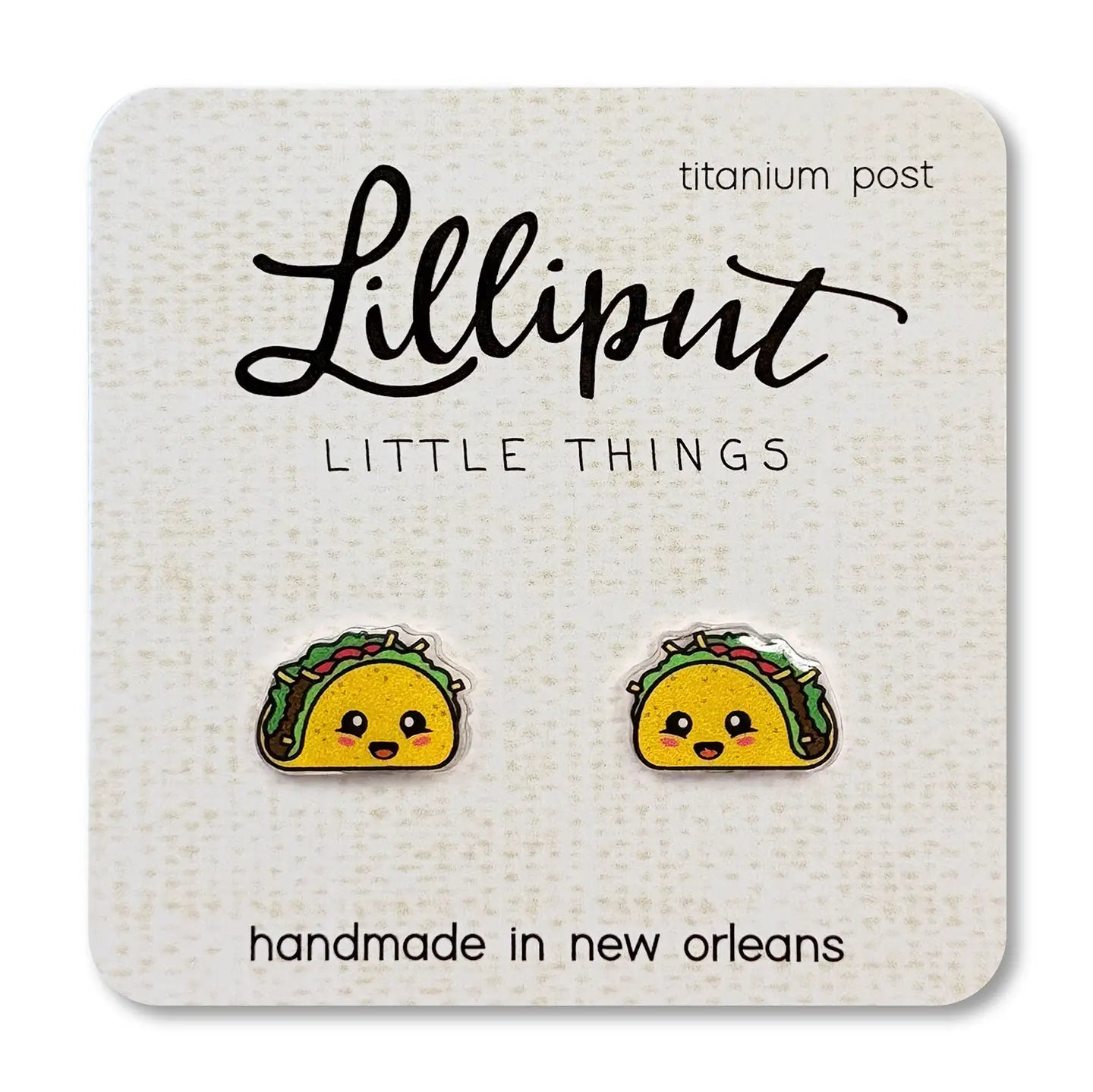 Lilliput Little Things Stud Earrings Tacos