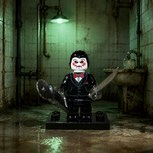 Billy from Saw Horror Brick Minifigure