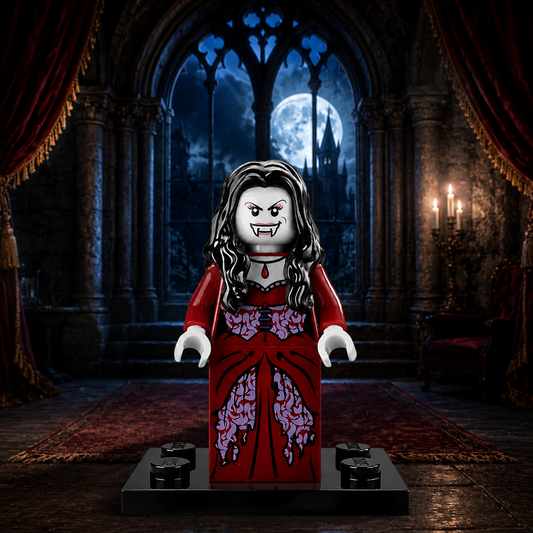 Dracula's Bride Horror Brick Minifigure