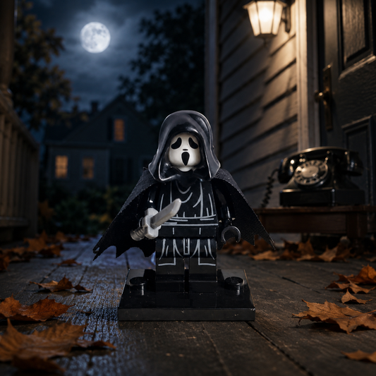 Ghostface Horror Brick Minifigure