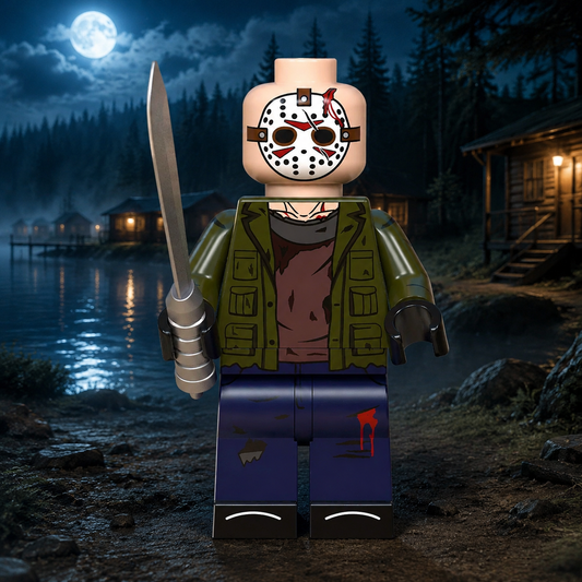 Jason Voorhees Horror Brick Minifigure