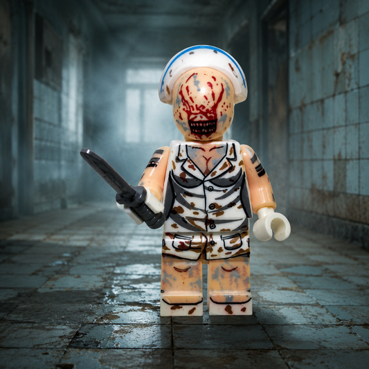 The Nurse Horror Brick Minifigure