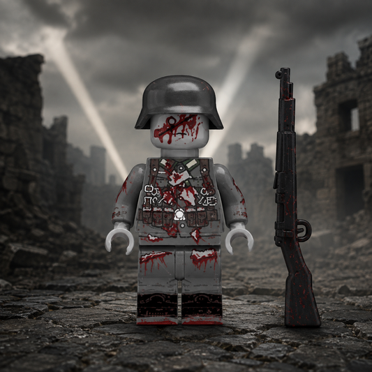 WWII Zombie Soldier Horror Brick Minifigure