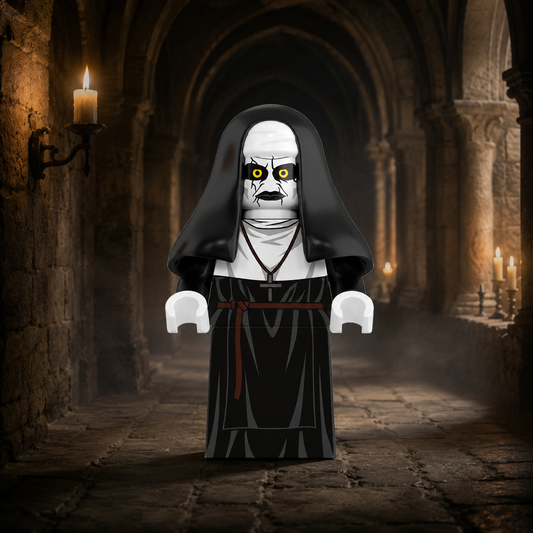 The Nun Horror Brick Minifigure