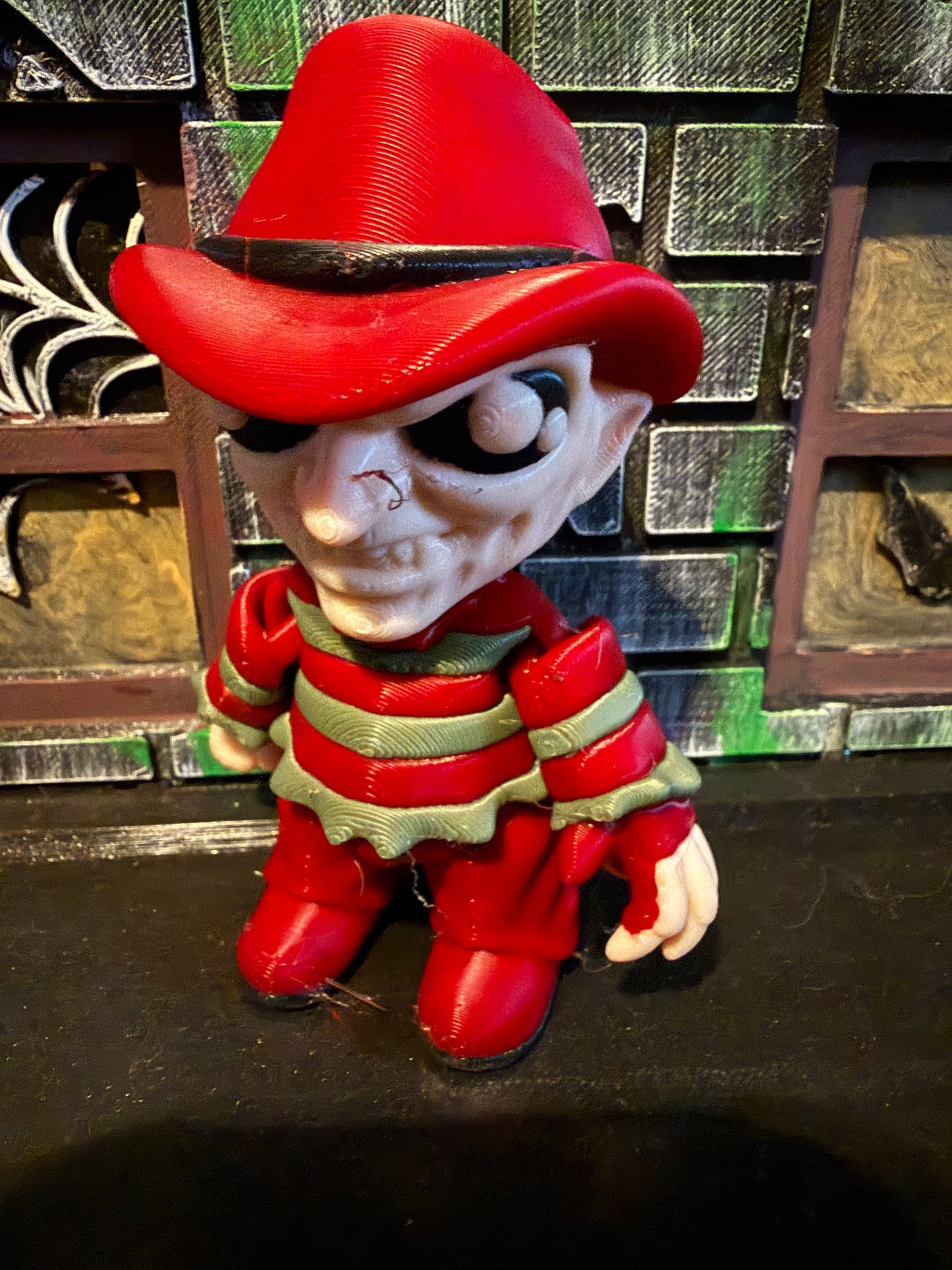 3D Printed Horror Minifigures Freddy Kruger