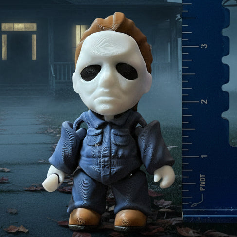 3D Printed Horror Minifigures Michael Myers