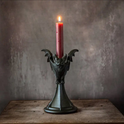 Bat Gothic Candle Holder