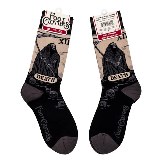 Death Tarot Card Socks