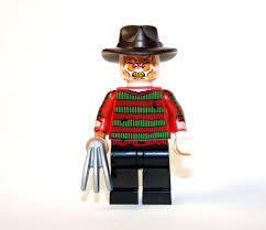 Freddy Krueger custom horror brick minifigure