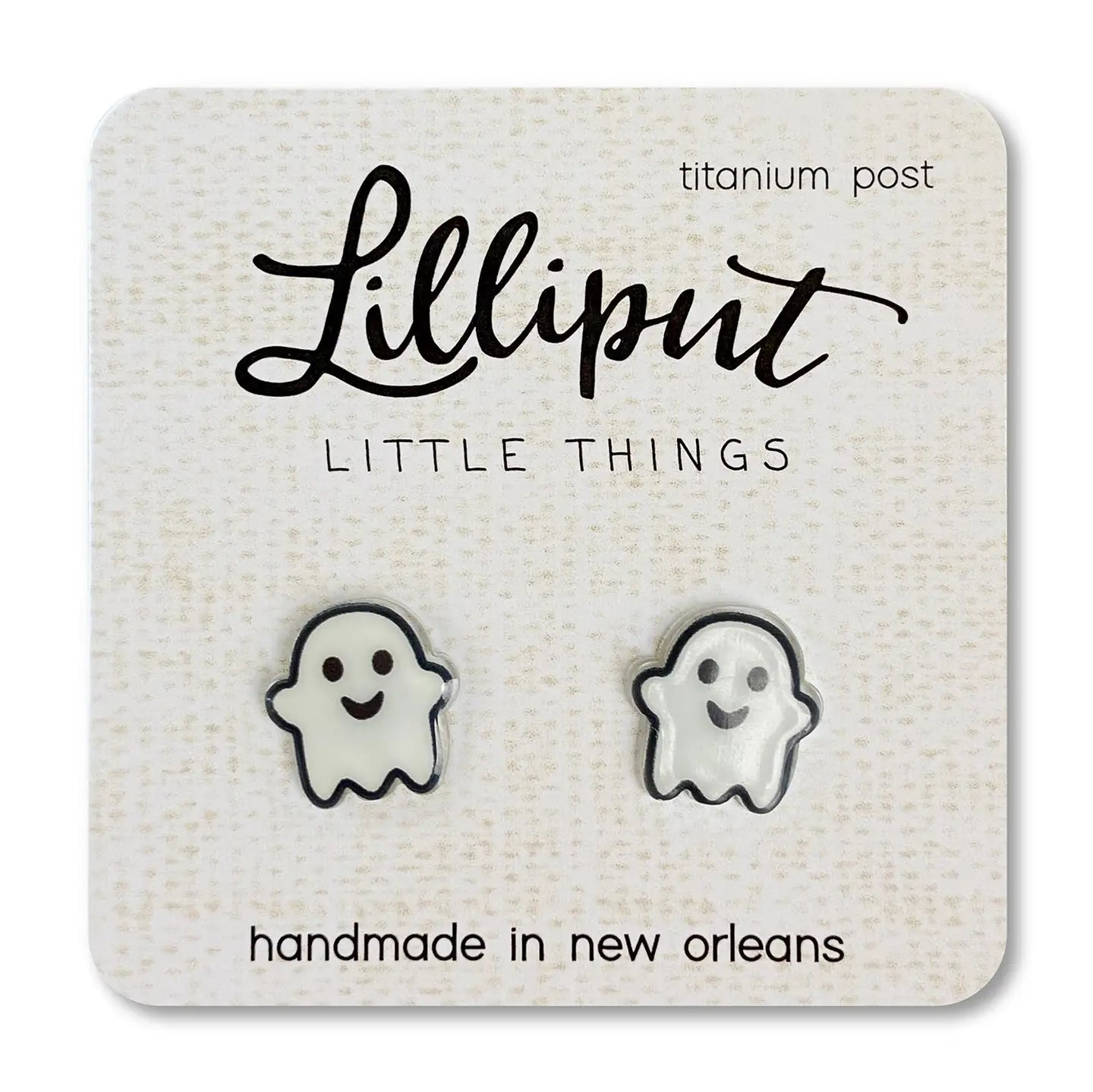 Lilliput Little Things Stud Earrings Ghost