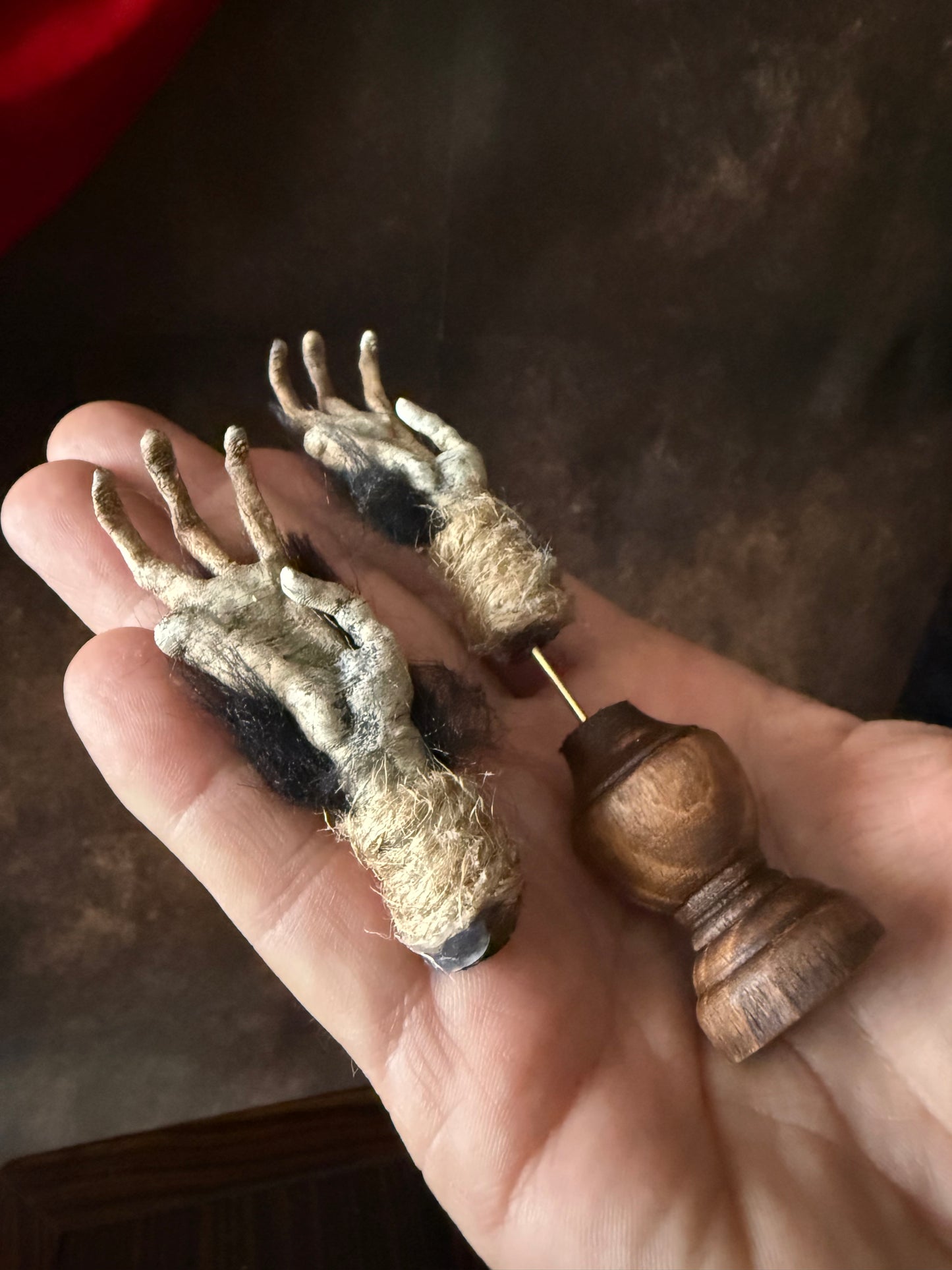 Cursed Monkey Paw for oddities & Curiosities cabinet
