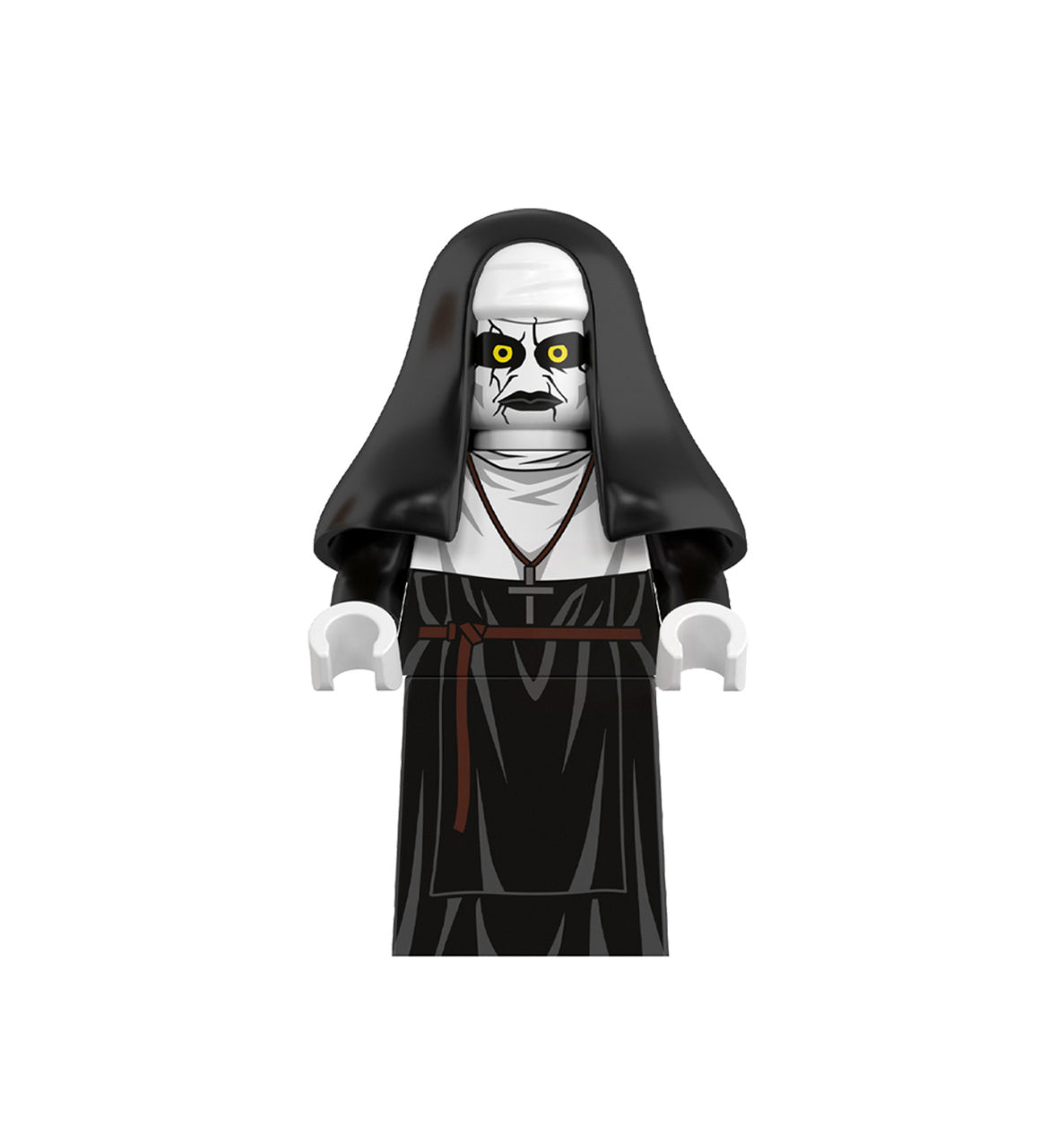 The Nun custom horror brick minifigure