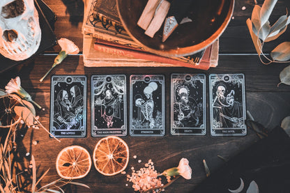 Marigold Tarot Card Sticker Pack set of five