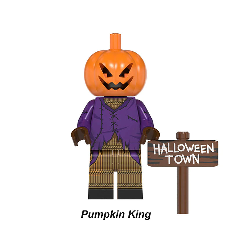 Halloween Town Pumpkin King custom horror brick minifigure
