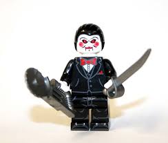 Billy from Saw custom horror brick minifigure