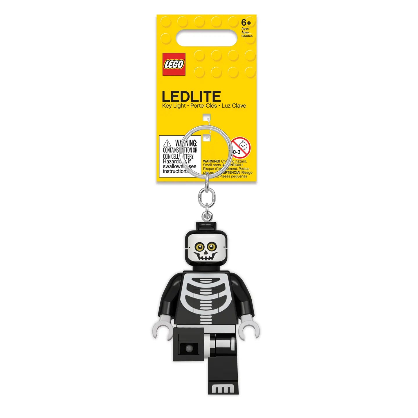 Lego Ghost and Skeleton Led Keychain