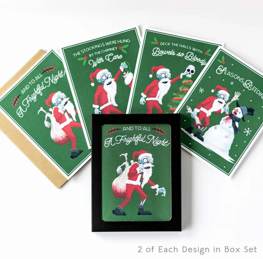 Zombie Santa Cards Box Set (8pc)