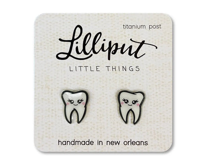 Lilliput Little Things Stud Earrings Tooth
