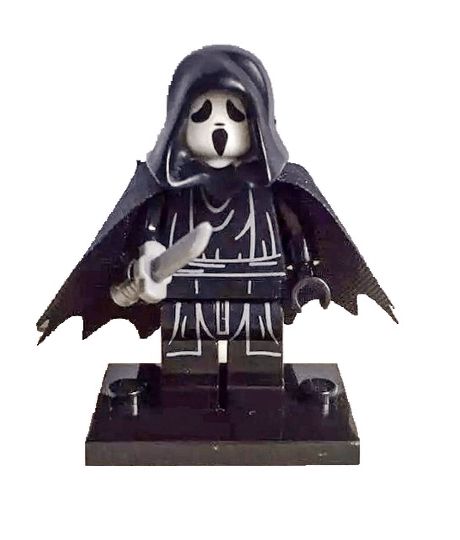 Ghostface custom horror brick minifigure