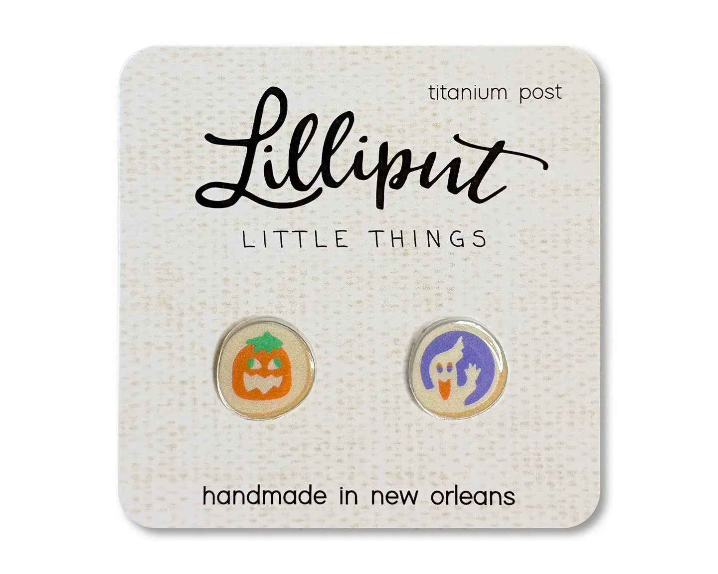 Lilliput Little Things Stud Earrings Halloween Cookies