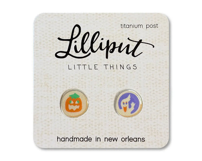 Lilliput Little Things Stud Earrings Halloween Cookies