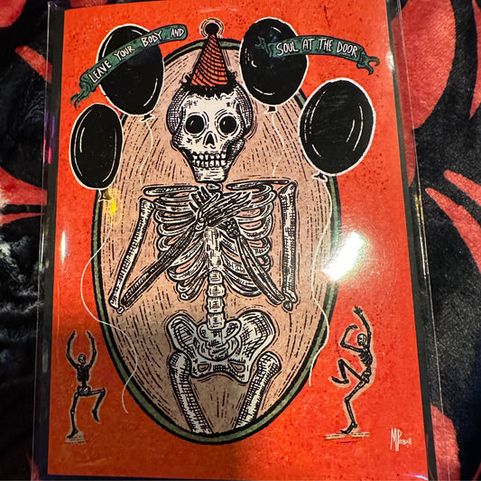 Skull Greeting Card