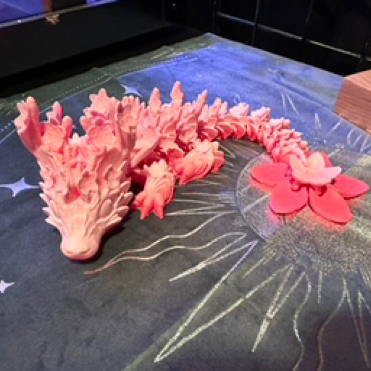 3D Cherry blossom dragon