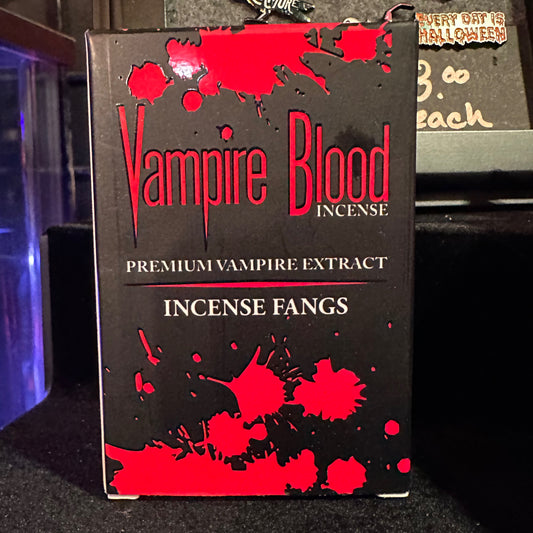 Incense Vampire Blood Incense Fangs