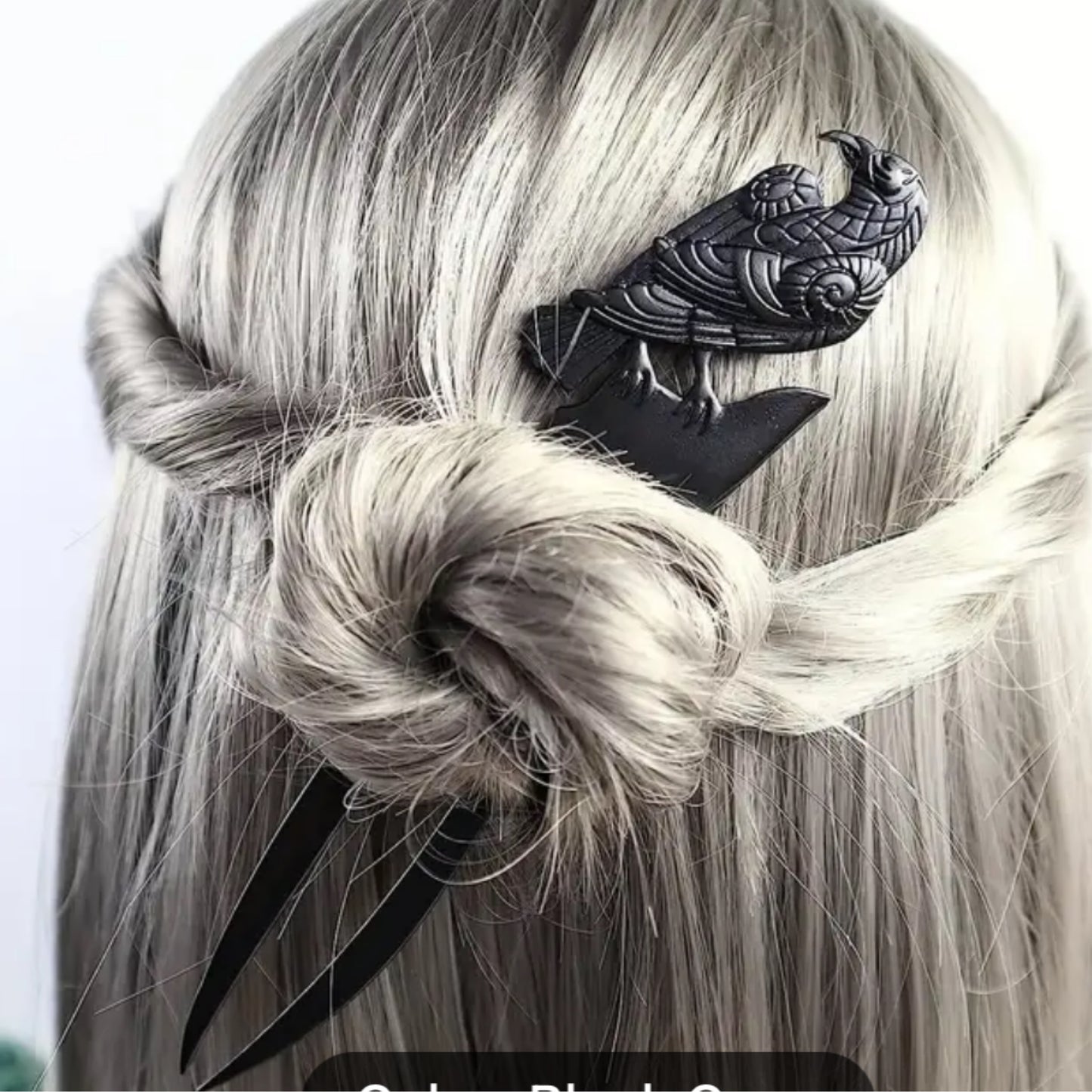 Raven hair stick