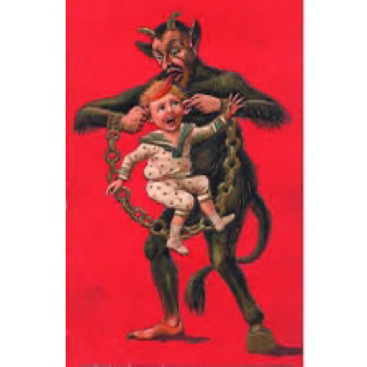 Krampus Cards - set of four