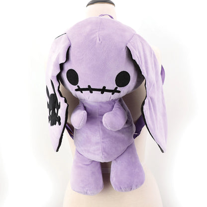 Purple Naughty Bunny Stuffed Backpack
