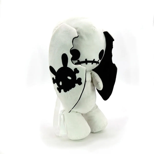 White G.I.D  Naughty Bunny Plush Backpack