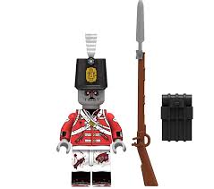 Zombie Guard custom horror brick minifigure